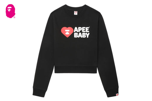 APEE BABY CROP SWEAT SHIRT