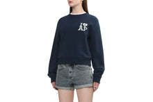 BIG HEART BACK PRINT CROP SWEAT SHIRT
