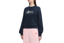APEE PRINT CROP SWEAT SHIRT