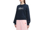APEE PRINT CROP SWEAT SHIRT
