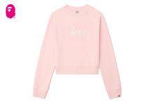 APEE PRINT CROP SWEAT SHIRT