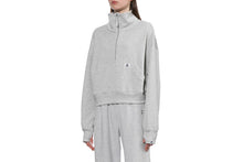 CROP ZIP-UP PULLOVER