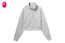 CROP ZIP-UP PULLOVER