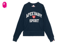 APPLIQUE PATCH AND HEART EMBROIDERY SWEAT SHIRT