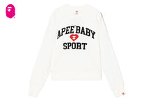 APPLIQUE PATCH AND HEART EMBROIDERY SWEAT SHIRT