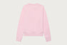 PATENT PU DEBOSS HEART BADGE SWEAT SHIRT