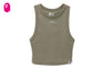 RIBBED CROP VEST