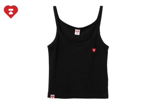 HEART BADGE RIB CAMISOLE