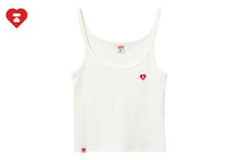 HEART BADGE RIB CAMISOLE