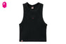 APEE BABY EMBROIDERY PIGMENT DYE CROP TANK TOP