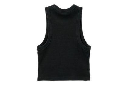 APEE BABY EMBROIDERY PIGMENT DYE CROP TANK TOP