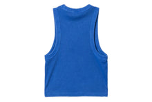 APEE BABY EMBROIDERY PIGMENT DYE CROP TANK TOP