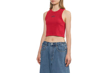 APEE BABY EMBROIDERY PIGMENT DYE CROP TANK TOP
