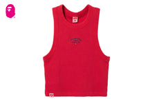 APEE BABY EMBROIDERY PIGMENT DYE CROP TANK TOP