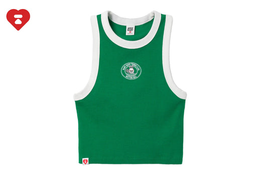 BABY DOPPY EMBROIDERY CROP TANK TOP