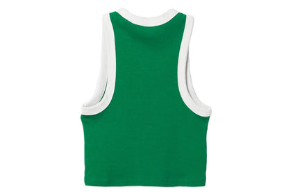 BABY DOPPY EMBROIDERY CROP TANK TOP