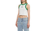BABY DOPPY EMBROIDERY CROP TANK TOP