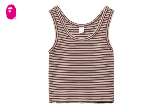 APEE EMBROIDERY STRIPE TANK TOP #1