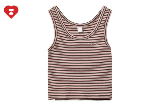 APEE EMBROIDERY STRIPE TANK TOP #1