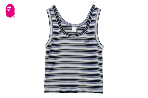 APEE EMBROIDERY STRIPE TANK TOP #2