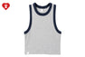 HEART BADGE RIB CROP TANK TOP