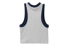 HEART BADGE RIB CROP TANK TOP