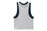 HEART BADGE RIB CROP TANK TOP