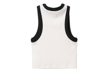 HEART BADGE RIB CROP TANK TOP