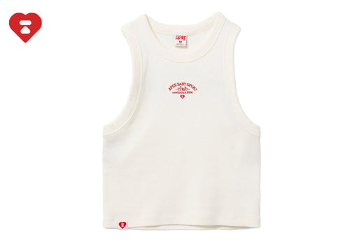APEE BABY EMBROIDERY CROP TANK TOP