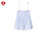 HEART BADGE WOVEN STRIPE CAMI TOP