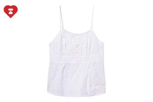 HEART BADGE WOVEN CAMI TOP #2