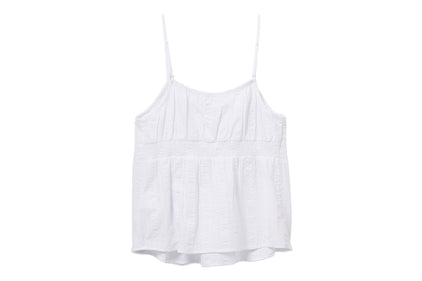 HEART BADGE WOVEN CAMI TOP #2