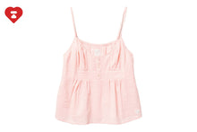 HEART BADGE WOVEN CAMI TOP #2