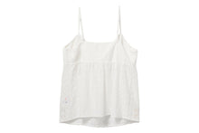 HEART BADGE WOVEN CAMI TOP #1