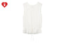 HEART BADGE WOVEN TANK TOP