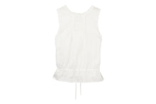 HEART BADGE WOVEN TANK TOP