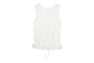 HEART BADGE WOVEN TANK TOP