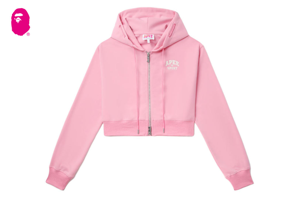 ZIP UP CROP HOODIE | bape.com