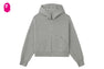 ZIP UP HOODED JACKET