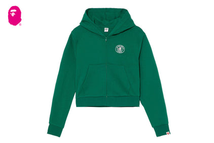 BABY DOPPY PRINT HOODED ZIP UP SWEATER