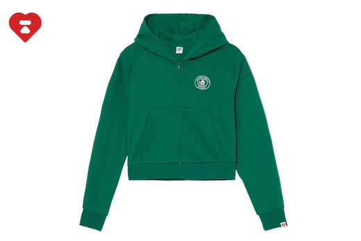 BABY DOPPY PRINT HOODED ZIP UP SWEATER