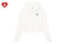BABY DOPPY PRINT HOODED ZIP UP SWEATER
