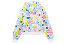 CAMO HOODED ZIP UP SWEATER