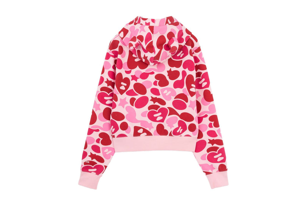 トップス BAPE BABY MONSTER HEART BADGE ZIP HOODIE APEE X BABY MONSTER 】HEART BADGE ZIP HOODIE | bape.com
