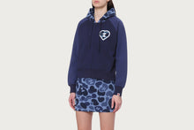 APEE CAMO CHENILLE EMBROIDERY BADGE ZIP HOODIE
