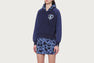 APEE CAMO CHENILLE EMBROIDERY BADGE ZIP HOODIE
