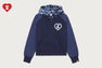 APEE CAMO CHENILLE EMBROIDERY BADGE ZIP HOODIE
