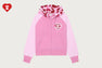 APEE CAMO CHENILLE EMBROIDERY BADGE ZIP HOODIE
