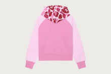 APEE CAMO CHENILLE EMBROIDERY BADGE ZIP HOODIE
