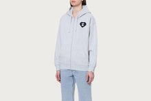 CHENILLE EMBROIDERY ZIP UP HOODIE
